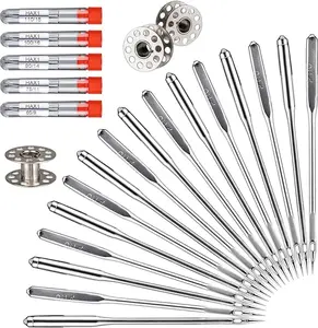 Sewing Machine Needles, 50 PCS Universal Sewing Machine Needle, Compatible with Singer, Brother, Janome, Varmax, Sizes HAX1 65/9, 75/11, 90/14, 100/16, 110/18 (50 PCS)