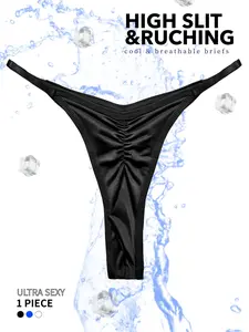 1 Pc Sexy Men's Underwear Fashion Sexy Semi Transparent Men's Underwear Cool, Comfortable, Breathable, Fitted Men's Boxer Smooth Fabric Quick Drying Sports Cycling Running Men's Briefs