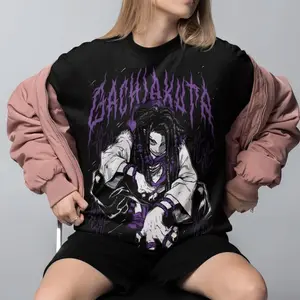 Dark Aesthetic Anime Shirt, Chaos World Graphic T-Shirt, Cool Anime Top, GIFT for Otaku & Manga Lovers, Edgy Character Anime Unisex Shirt TDZ