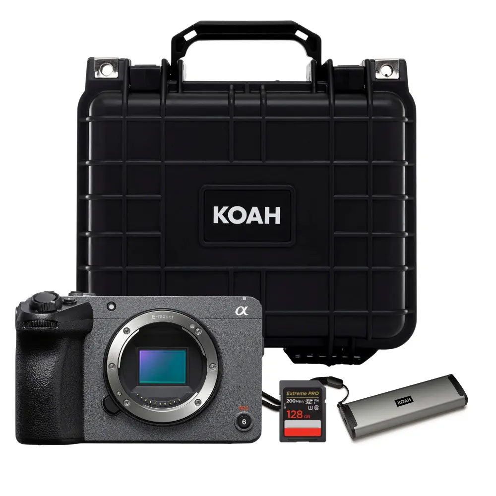 Sony Cinema Line FX30 Super 35 Camera (Body) with Hard Case & 128GB Card Bundle