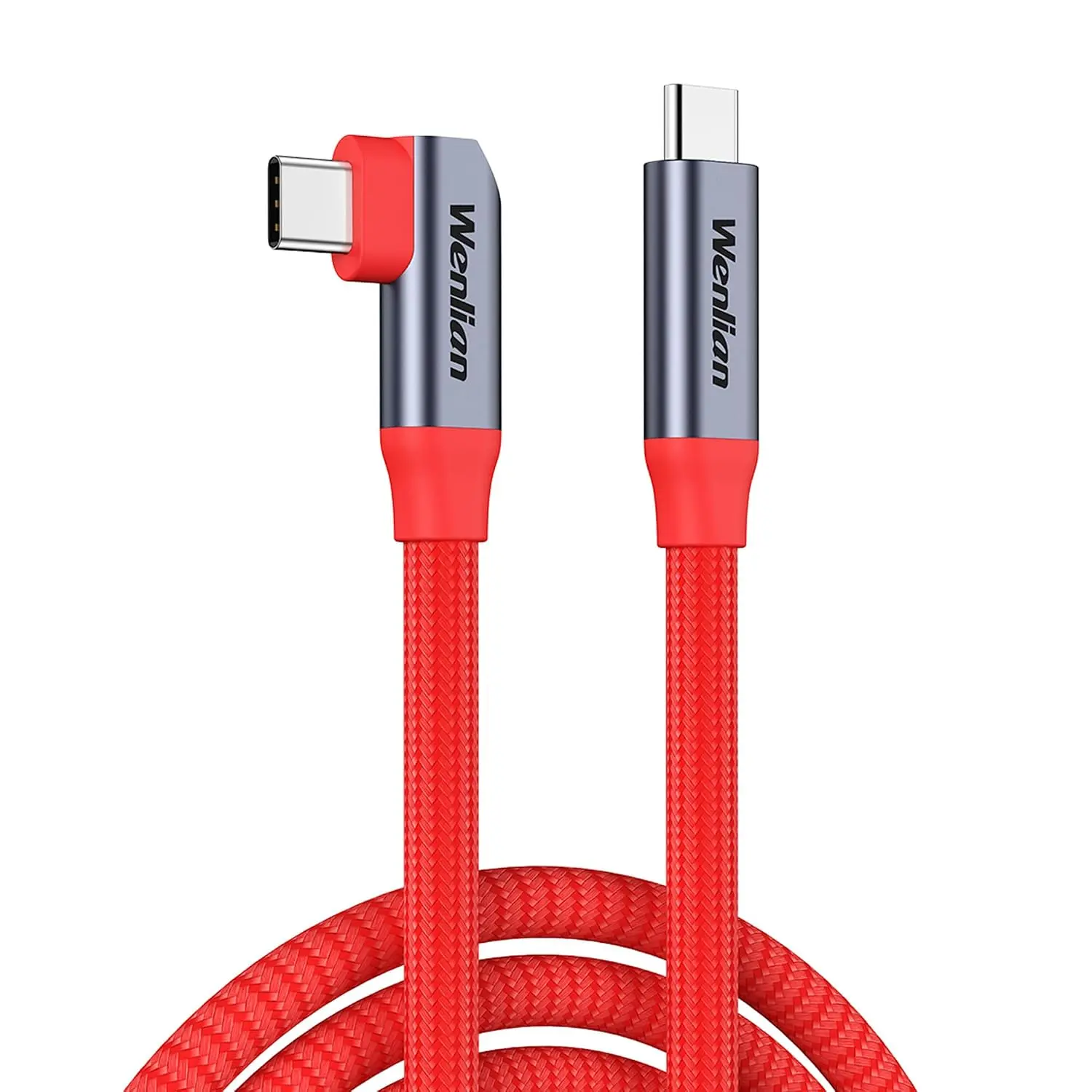 20Gbps USB-C Camera Tethering Cable with Stable Signal, High-Visibility Red, Nylon Braided, Nickel-Plated Connector, for Photography Creators (10ft/16ft)
