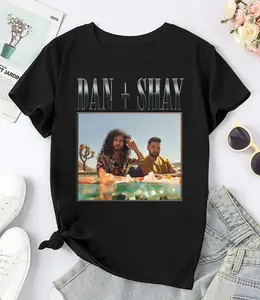 Dan And Shay Bootleg T-Shirt, Dan + Shay Band Fan Gift, Dan + Shay Merch, Dan And Shay Band Tour 2024 Shirt, Dan + Shay Band Graphic Shirt