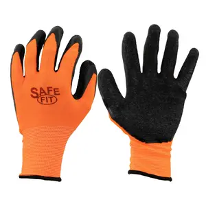 WorldWide Sales Online Tool Essentials X-Large Orange Latex Coated Palm Knitted Work Gloves – Gloves, import_2021_10_29_