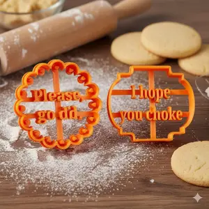 Cookie Cutter Set: Non-Stick Dough Press, Holiday Baking Tools, Creative Kit for Family Baking Parties, Stackable Storage, Gingerbread Cutters, Festive Message Molds, Beginner-Friendly Design, Multi-Scenario Baking Accessories