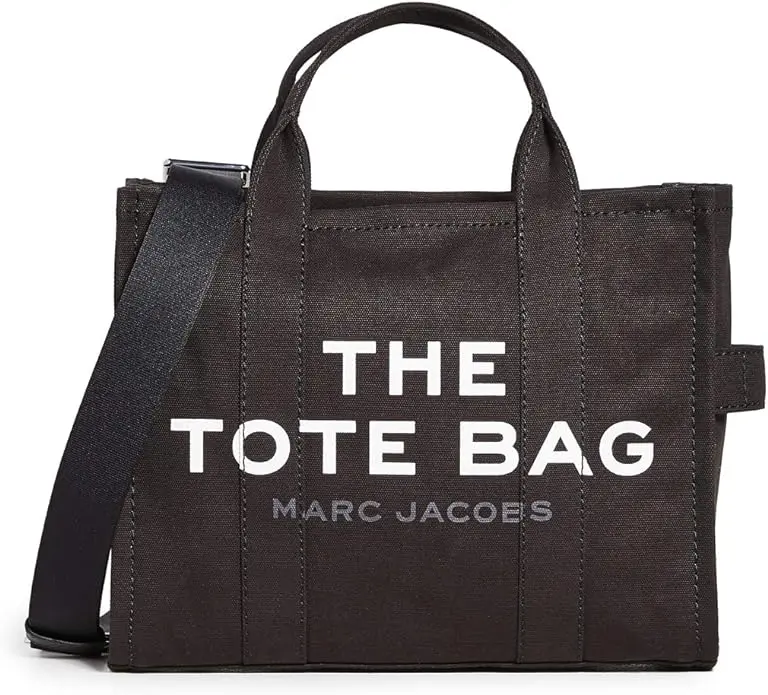 Women's Marc Jacobs The Medium Tote Bag - Black M0016161-001, Everyday Use Carry All Casual Shoulder Daily Commuter Bag, Accessories for Women, Everyday Use Tote