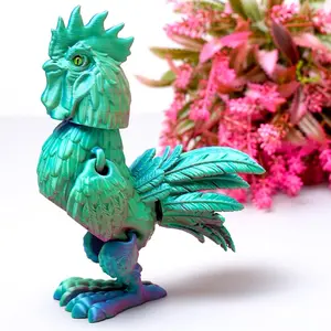 3D Printed Toy Model,Realistic Articulated Animal Fidget Toys,Mystery Figurines Gifts for Easter,Desk Funny Décor and Festival Collectible,Easter Basket Stuffers
