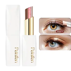 3-Color Shimmer Eyeshadow Stick - Easy Apply, Long Lasting for Natural Eye Looks