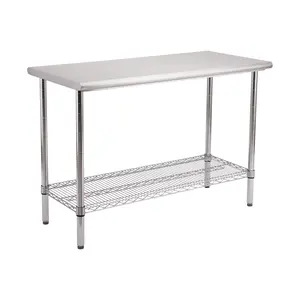 Stainless Steel Top Worktable NSF-Certified