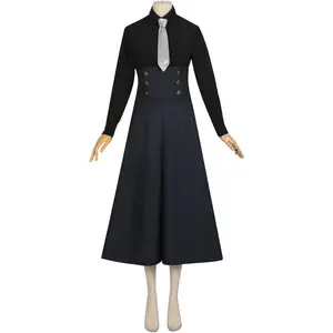 Mei Mei Cosplay Costume – Women's Black JK Uniform Dress for Halloween & Daily Wear