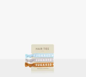 SUGARED + BRONZED No-Crease Hair Ties (3-Pack)
