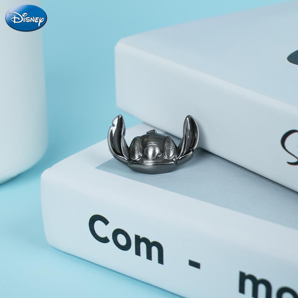 1PC Disney Stitch Pin Officially Licensed 3D Carved Texture Collectible Anime Brooch Backpack Decoration Jacket Lapel Anti-Rust Exquisite Alloy Enamel Gift