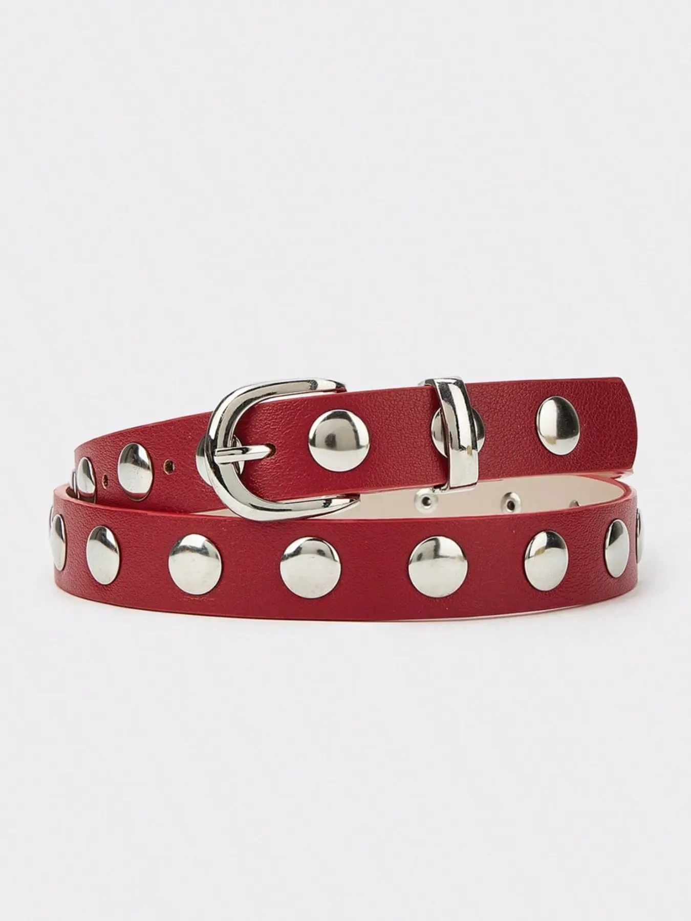 Women's Belt, Western Style Rivet Design, Casual Versatile Waistband for Jeans, Perfect Party Accessory, Holiday Gift Idea, Punk Style Belt, Punk Fashion Belt