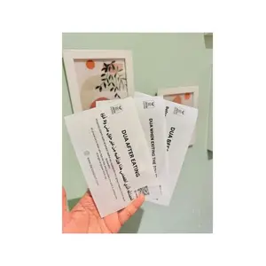 Islamic Essential Dua Stickers with QR code ("Dua Reminder Wall Stickers") Packof15