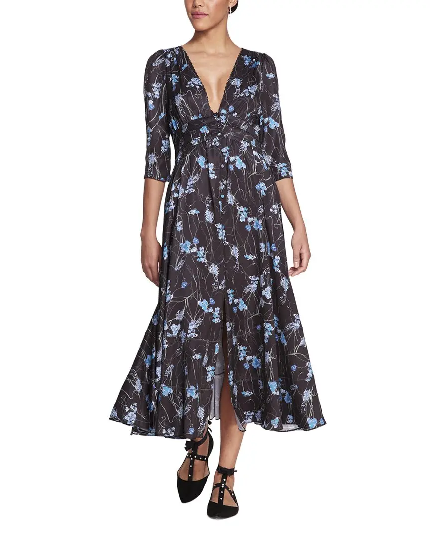 Marchesa Notte Carnation Midi Dress