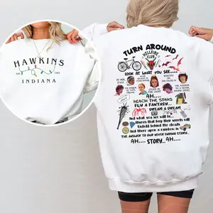 Retro Stranger Christmas 2-sided Shirt, Hawkins Sweatshirt, Icon of Christmas Things Sweater, Movie Quotes Shirt for Fans