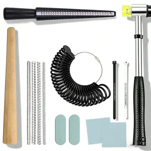 Professional Ring Sizer & Jewelry Making Kit – Complete Ring Measuring & Crafting Tools Set for DIY Jewelry