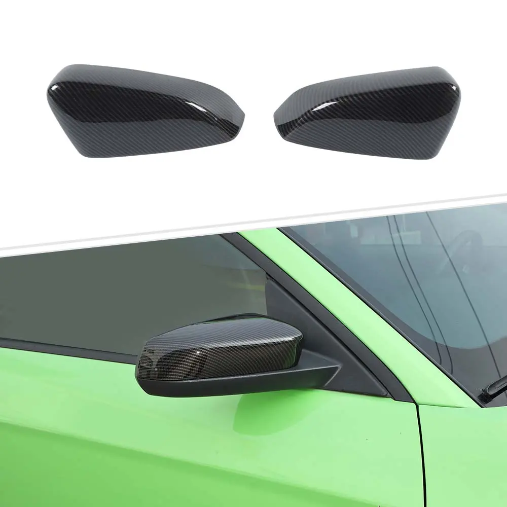 Vehicle Exterior Reverse Mirror Shell Trim Cover, Car Replacement Accessory for Ford Mustang 2009-2014