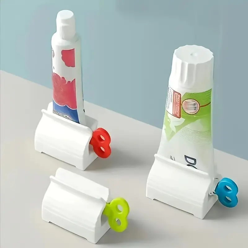 Set of 3 Adjustable Squeezers, Manual Toothpaste Dispenser, Face Wash Squeezer, Outdoor Travel Cosmetic Squeezer, No Power Needed