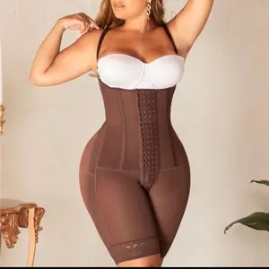 RA002 | FAJAS COLOMBIANAS OPEN BUST BODYSUIT | MID-THIGH H BUTT LIFTER GIRDLE | POWERNET