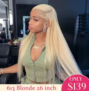 【26‘’ Blonde =$139】Tahikie 613 250% Density Blonde HD Front Lace Bob Wig 13x6 Straight Frontal Human Hair Wigs For Women Pre Plucked Natural Hairline With Baby Human Hair Wigs