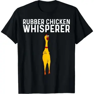 Funny Rubber Chicken Gift Men Women Rubber Chicken Costume T-Shirt