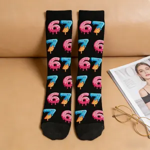 67 Socks, Funny and Novel Gifts for Boys and Girls, Casual Stylish Socks,for child