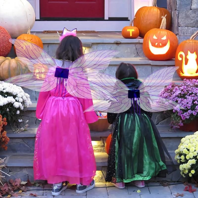 Fairy Wings for Adults, Butterfly Wings for Womens, Halloween Dress Up Fairy Costumes Women Sparkling Angel Wings