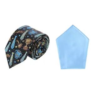 Trafalgar Dad Appreciation Necktie & Gatsby Silk Pocket Square Bundle, Ties