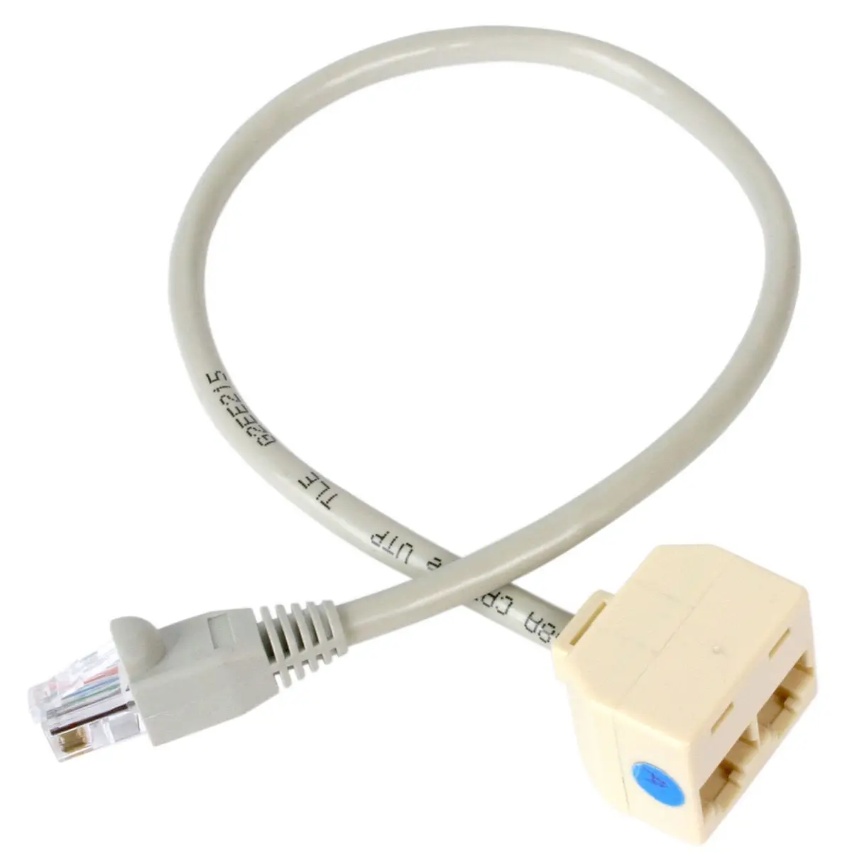 StarTech 13" RJ45 Male to 2x RJ-45 Female Signal Split Adapter Cable, 24 AWG Wire with RJ45 Ports