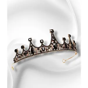 "Black Bling Queen" Head Crown