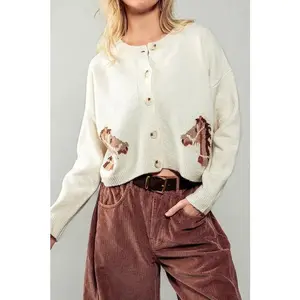 Equestrian Dream Cropped Cardigan