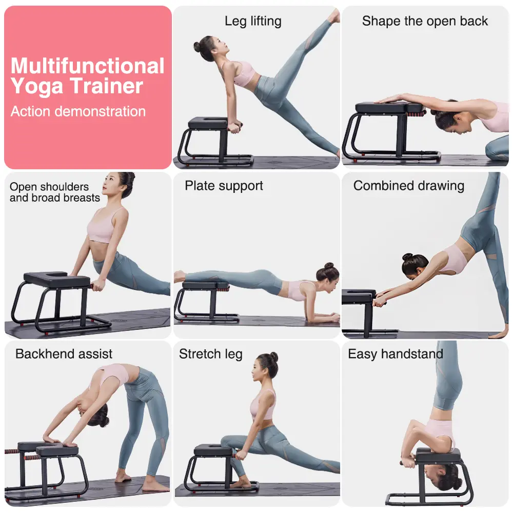 KBQ 2-in-1 Yoga Inversion Stool & Sofa Stool - Headstand Trainer