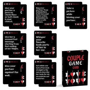Couple Game Card, 1 Box Couple Activity Card Game, Funny Relationship Card Game, Gift for Her, Gift for Him, Party Supplies