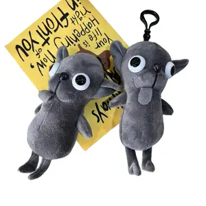 Anxiety Relief Fidget Plush Toy Chihuahua Puppy Doll Keychain Soft Sensory Companion for Stress Relief Cute Backpack Charm for Women Cloud-Like Softness Perfect Gift