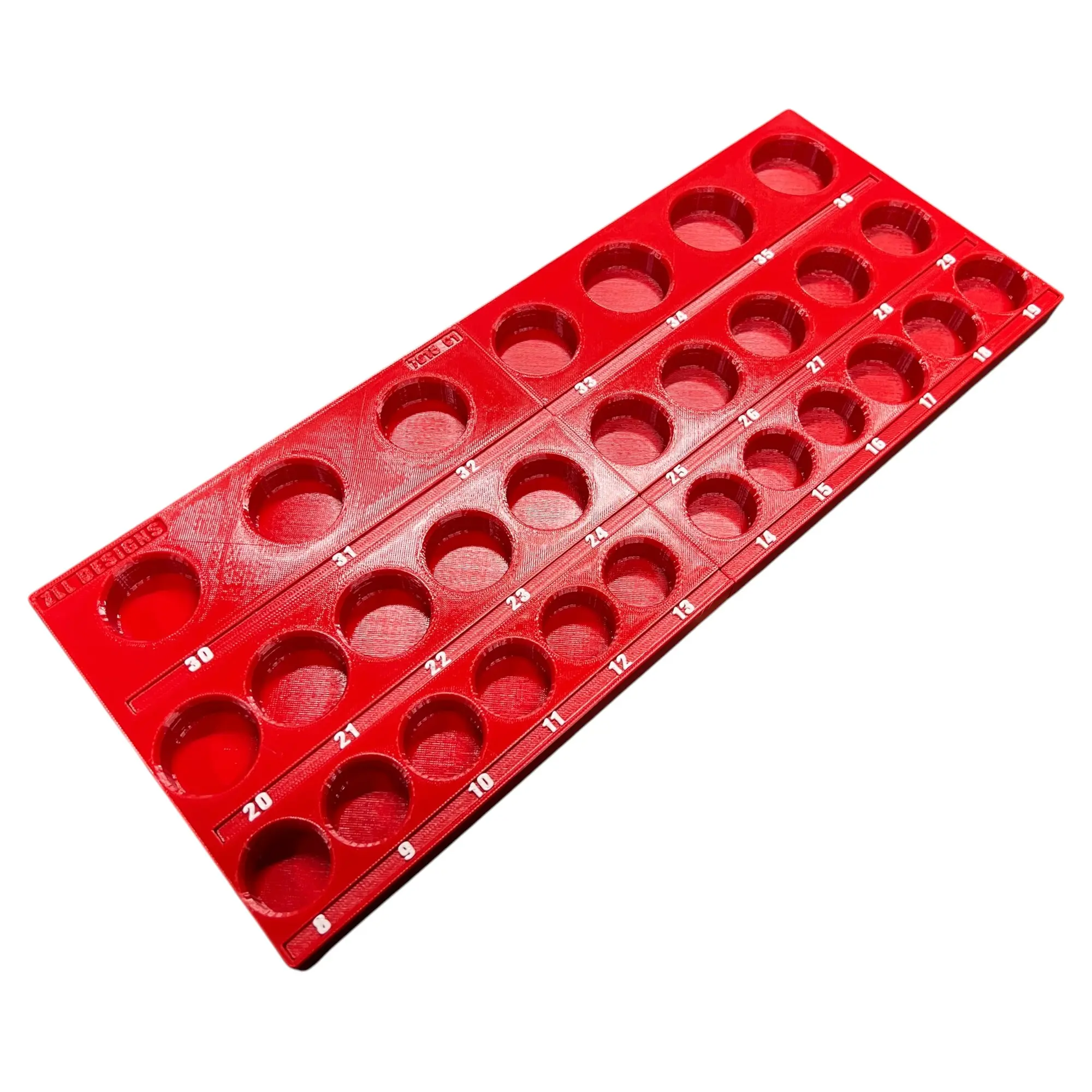 Socket Organizer Compatible with Milwaukee Shockwave 1/2" Drive Metric Socket Set (49-66-7015)
