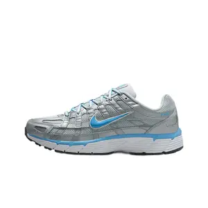 Nike P-6000 Metallic Platinum University Blue Men’s Perfect Daily Casual Fashion Footwear Walking Running Sneakers Shoe Boy