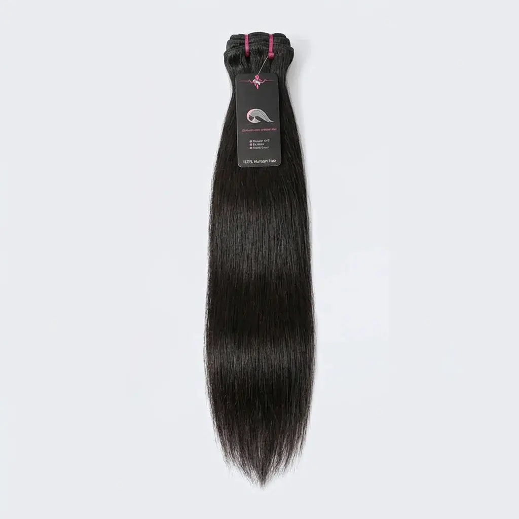 HPG The Sasha Straight Human Hair Bundles - Smooth, Uniform, Chemical-Free, Double Drawn Hair Extensions