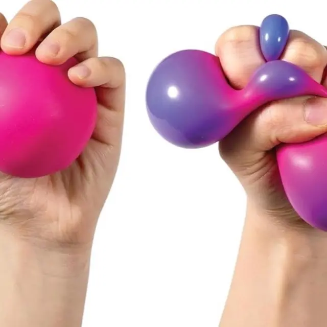 Pink color changing squishy