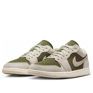 Jordan 1 Low SE Medium Olive Sail Men's HV4089-201 New