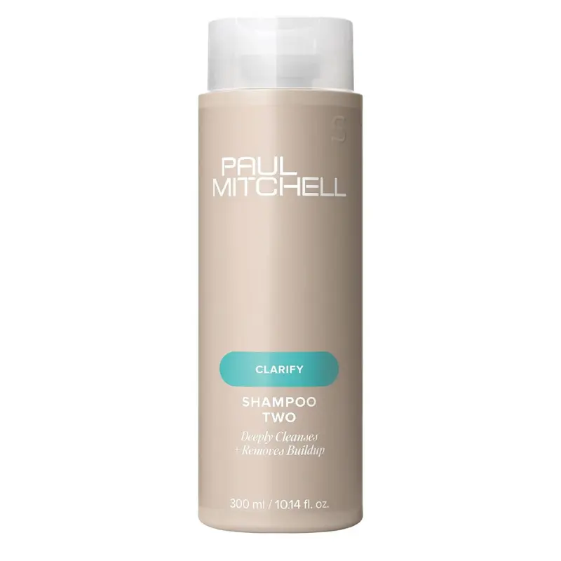 Paul Mitchell Shampoo Two, Clarifying Shampoo, Deep Cleanses, Removes Buildup, For All Hair Types, Especially Oily Hair, 10.14 fl. oz.