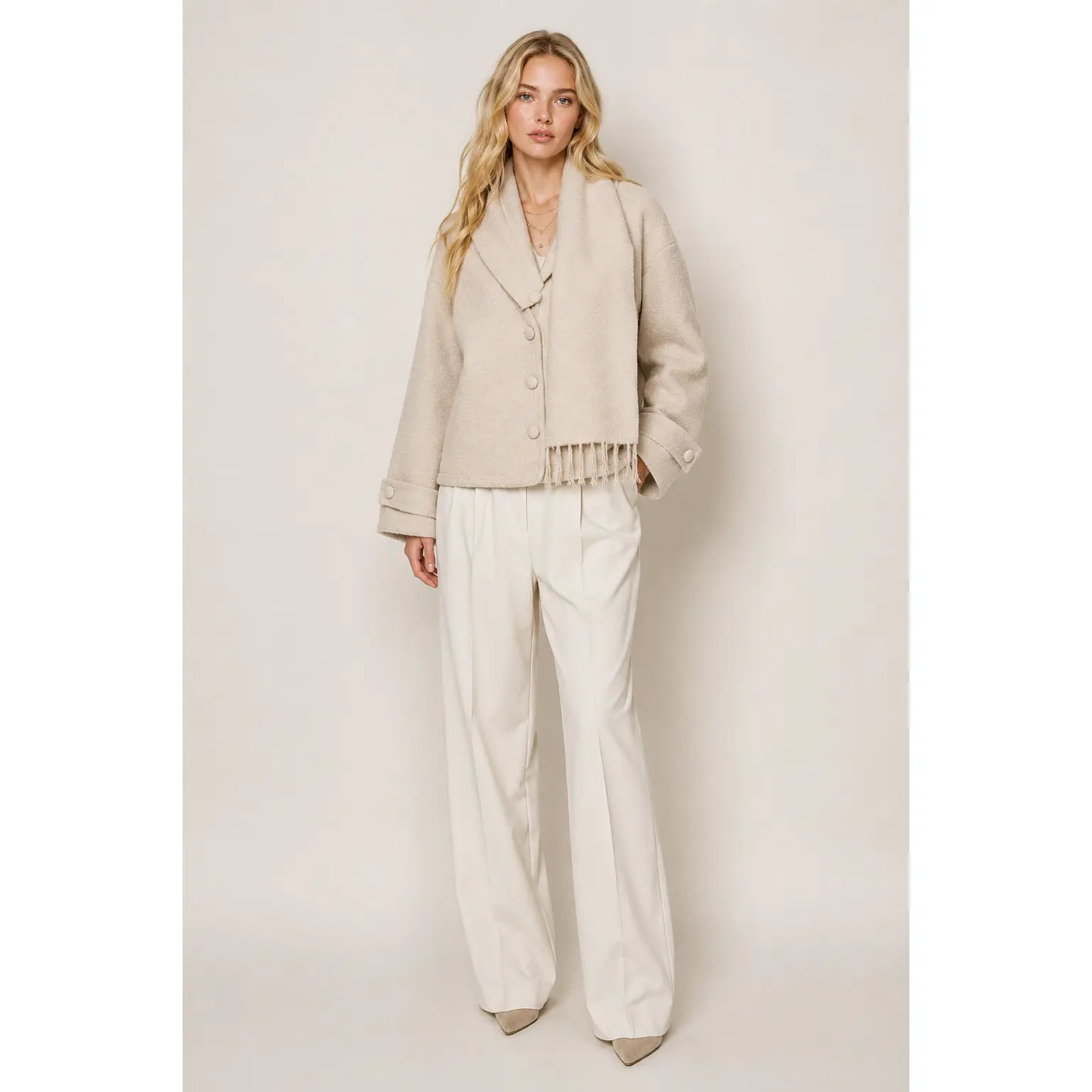 The Camille Scarf Jacket