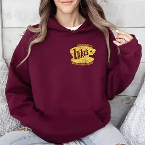 Luke's Diner Stars Hollow Hoodie, Where You Lead I Will Follow Shirt, Gilmore Girls Fans Gift, Gift for Wife