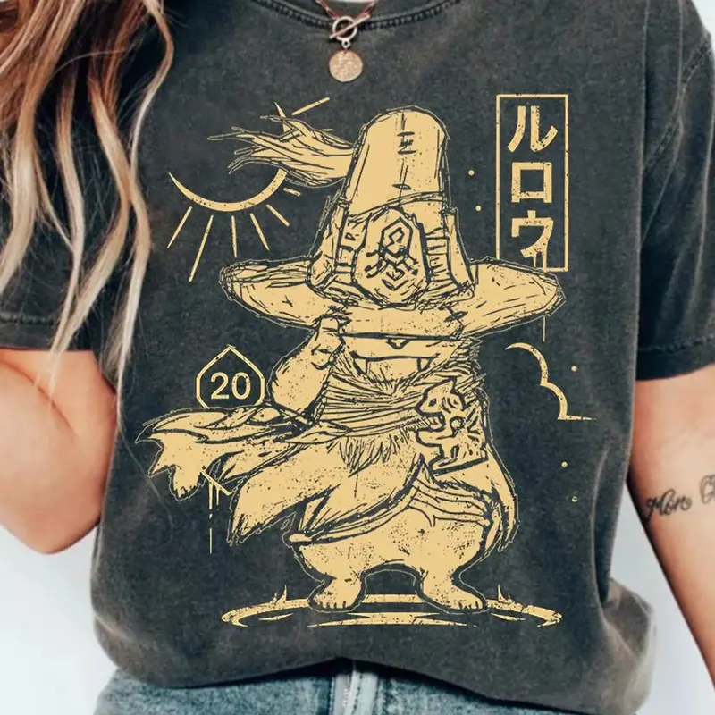 Rove WudWud Shirt, Monster Hunter Wilds Shirt, Vintage Graphic Tee, Monster Hunter Video Games, Bella Canvas Shirt