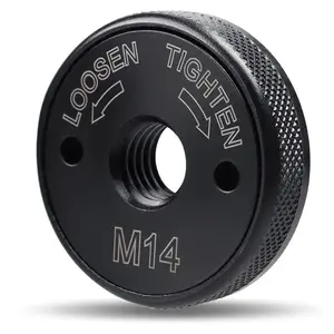 Industrial Steel M14 Universal Quick-Change Lock Nut, 0-Tool Quick Change, Non-Slip Grip, Lock Nut Accessories