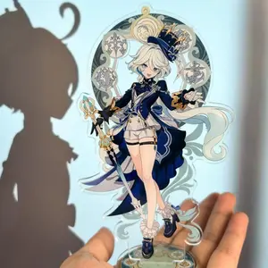 Genshin Impact Furina Hu Tao Xiao Acrylic15Cm Color Base Desktop Da Signboard Decoration Bedroom Living Room Boy Girl Game Fans