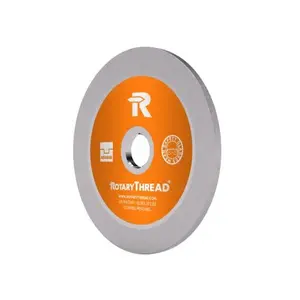 Rotary Thread - Thread Repair File; Chase, Restore, Repair, and Clean: Male, Female Square Groove Gland Threads (RT5S2) (50mm Dia. Head x 1/4" Shank); Requires RTM5 Mandrel (Sold Separately)
