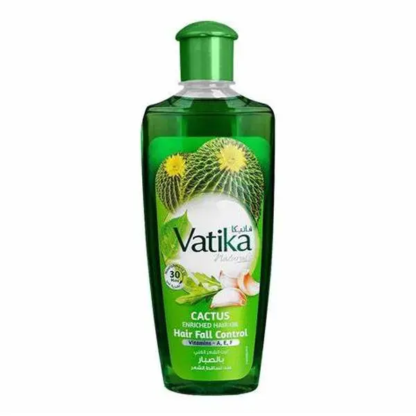Nourishing Oil Hair Treatment - Dabur Vatika Cactus Enriched Hair Oil 300ml - Nourishing Indian Oil for Women & Men - Natural Moisturizing Conditioner with Aceite Capilar - Haircare