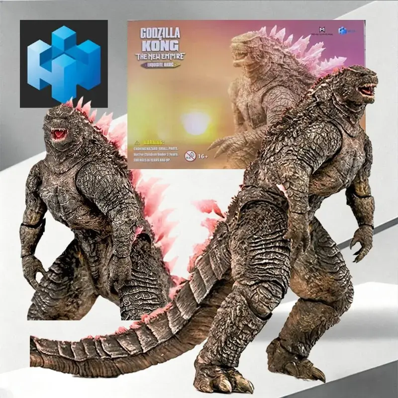 HIYA Godzilla Evolved Action Figure 18cm Monsterverse Collectible Model Movable Joints Kids Toy Gift for Movie Fans