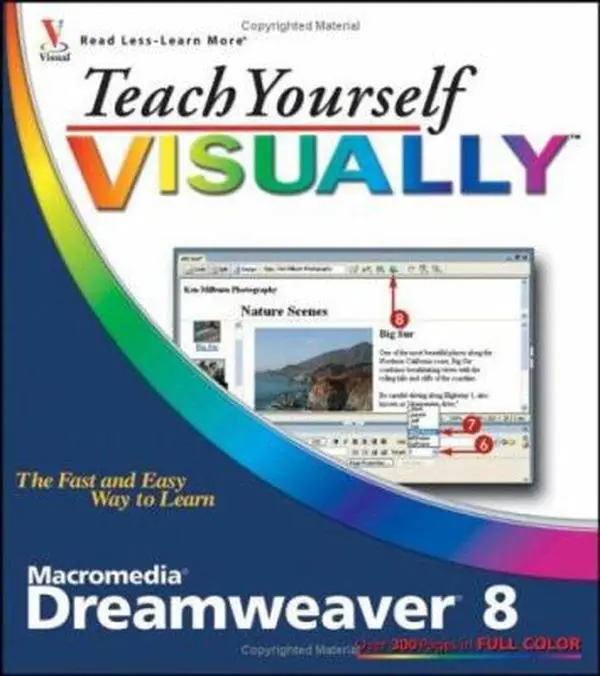 USED-Teach Yourself VISUALLY Macromedia Dreamweaver 8 by Janine Warner (Paperback)