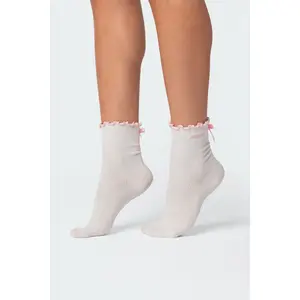 Contrast Frill Socks Contrast Frill Socks